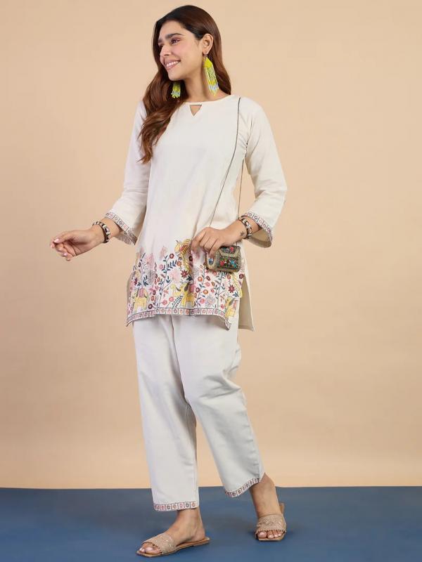 VP 9835 O Women's Designer Kurta Pant Set Premium Pattern
